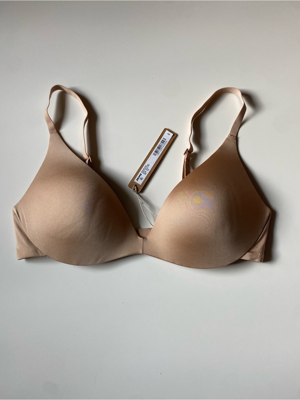 Skims Wireless Form Super Push-up Bra in Clay NWOT size 34B